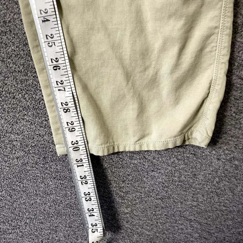 Tommy Bahama Men’s Size 36x32  Beige Relaxed Straight Leg Lyocell Chino Pants
